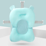 Maxbell Baby Bath Tub Pillow Pad Air Cushion Floating Seat Shower Mat Blue