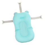 Maxbell Baby Bath Tub Pillow Pad Air Cushion Floating Seat Shower Mat Blue