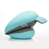 Maxbell Baby Bath Tub Pillow Pad Air Cushion Floating Seat Shower Mat Blue