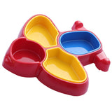 Maxbell Aircraft Shaped Baby Kids Dinner Tray Divided Plate Divider Dinnerware Red - Aladdin Shoppers