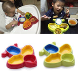 Maxbell Aircraft Shaped Baby Kids Dinner Tray Divided Plate Divider Dinnerware Red - Aladdin Shoppers