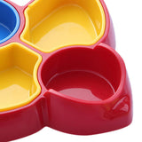 Maxbell Aircraft Shaped Baby Kids Dinner Tray Divided Plate Divider Dinnerware Red - Aladdin Shoppers