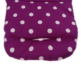 Maxbell Baby Pushchair Stroller Kids Seat Pad Pram Liner Cushion Mat Purple Dot