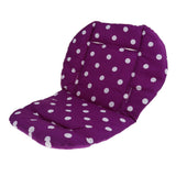 Maxbell Baby Pushchair Stroller Kids Seat Pad Pram Liner Cushion Mat Purple Dot