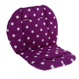 Maxbell Baby Pushchair Stroller Kids Seat Pad Pram Liner Cushion Mat Purple Dot