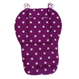 Maxbell Baby Pushchair Stroller Kids Seat Pad Pram Liner Cushion Mat Purple Dot