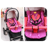 Maxbell Baby Thick Stroller Pram Pushchair Mat Seat Cushion Pad Liner Cover Purple