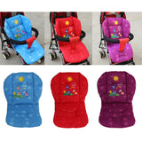 Maxbell Baby Thick Stroller Pram Pushchair Mat Seat Cushion Pad Liner Cover Purple
