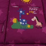 Maxbell Baby Thick Stroller Pram Pushchair Mat Seat Cushion Pad Liner Cover Purple