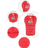 Maxbell Baby Thick Stroller Pram Pushchair Mat Seat Cushion Pad Liner Cover Red