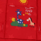Maxbell Baby Thick Stroller Pram Pushchair Mat Seat Cushion Pad Liner Cover Red