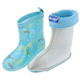 Waterproof Shoes Baby Rain Boots Kids Rain Shoes Blue Inner Length 14cm