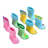 Maxbell Children Toddlers Waterproof Rubber Rain Boots   Yellow Bear for 2 years