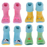 Maxbell Children Toddlers Waterproof Rubber Rain Boots   Yellow Bear for 2 years