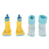 Maxbell Children Toddlers Waterproof Rubber Rain Boots   Yellow Bear for 2 years