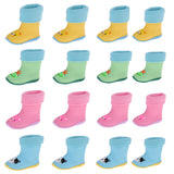Maxbell Children Toddlers Waterproof Rubber Rain Boots   Yellow Bear for 2.5 years