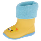 Maxbell Children Toddlers Waterproof Rubber Rain Boots   Yellow Bear for 2.5 years