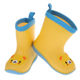 Maxbell Children Toddlers Waterproof Rubber Rain Boots   Yellow Bear for 3 years