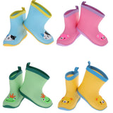 Maxbell Children Toddlers Waterproof Rubber Rain Boots   Yellow Bear for 3 years