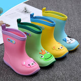 Maxbell Children Toddlers Waterproof Rubber Rain Boots   Yellow Bear for 3 years