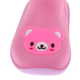 Maxbell Kids Toddlers Waterproof Rubber Rain Boots  Pink Bear for 2 years
