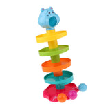 Maxbell Swirl Ball Ramp Drop Toy Toddlers Educational Puzzle Rolling Tower Bell