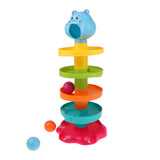 Maxbell Swirl Ball Ramp Drop Toy Toddlers Educational Puzzle Rolling Tower Bell
