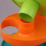 Maxbell Swirl Ball Ramp Drop Toy Toddlers Educational Puzzle Rolling Tower Bell
