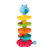 Maxbell Swirl Ball Ramp Drop Toy Toddlers Educational Puzzle Rolling Tower Bell