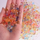 Maxbell Bottle Of Gel Soil Water Crystal Bead Kid Toy Vase Filler Decor Blue