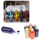 Maxbell Bottle Of Gel Soil Water Crystal Bead Kid Toy Vase Filler Decor Blue