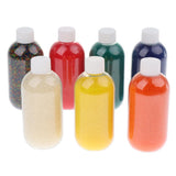 Maxbell Bottle Of Gel Soil Water Crystal Bead Kid Toy Vase Filler Decor Blue