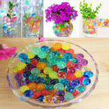 Maxbell Bottle Of Gel Soil Water Crystal Bead Kid Toy Vase Filler Decor Clear