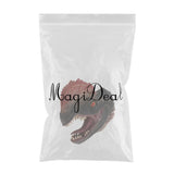 Maxbell Simulation Dinosaur Animal Head Model Hand Puppet Kids Toy Dilophosaurus