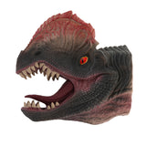 Maxbell Simulation Dinosaur Animal Head Model Hand Puppet Kids Toy Dilophosaurus