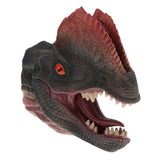 Maxbell Simulation Dinosaur Animal Head Model Hand Puppet Kids Toy Dilophosaurus