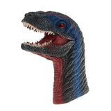 Maxbell Simulation Dinosaur Animal Head Model Hand Puppet Kids Toy Velociraptor