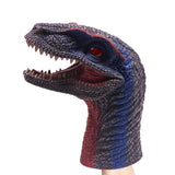 Maxbell Simulation Dinosaur Animal Head Model Hand Puppet Kids Toy Velociraptor
