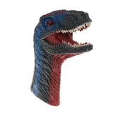 Maxbell Simulation Dinosaur Animal Head Model Hand Puppet Kids Toy Velociraptor