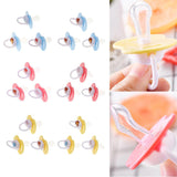 Maxbell Baby Infant Orthodontic Dummy Pacifier Silicone Teat Blue(Round Pacifier)