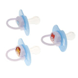 Maxbell Baby Infant Orthodontic Dummy Pacifier Silicone Teat Blue(Round Pacifier)