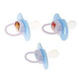 Maxbell Baby Infant Orthodontic Dummy Pacifier Silicone Teat Blue(Round Pacifier)