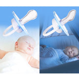 Maxbell Baby Infant Orthodontic Dummy Pacifier Silicone Teat Blue(Round Pacifier)