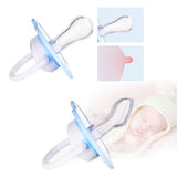 Maxbell Baby Infant Orthodontic Dummy Pacifier Silicone Teat Blue(Round Pacifier)