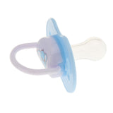 Maxbell Baby Infant Orthodontic Dummy Pacifier Silicone Teat Blue(Round Pacifier)