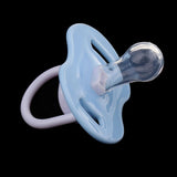 Maxbell Baby Infant Orthodontic Dummy Pacifier Silicone Teat Blue(Round Pacifier)