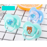 Maxbell Baby Infant Orthodontic Dummy Pacifier Silicone Teat Blue(Round Pacifier)