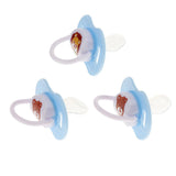Maxbell Baby Infant Orthodontic Dummy Pacifier Silicone Teat Blue