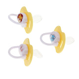Maxbell Baby Infant Orthodontic Dummy Pacifier Silicone Teat Yellow