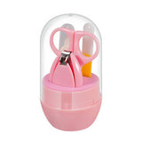 Maxbell 4pcs/Set Baby Nail Clippers Scissors Cutters Finger Manicure Pink